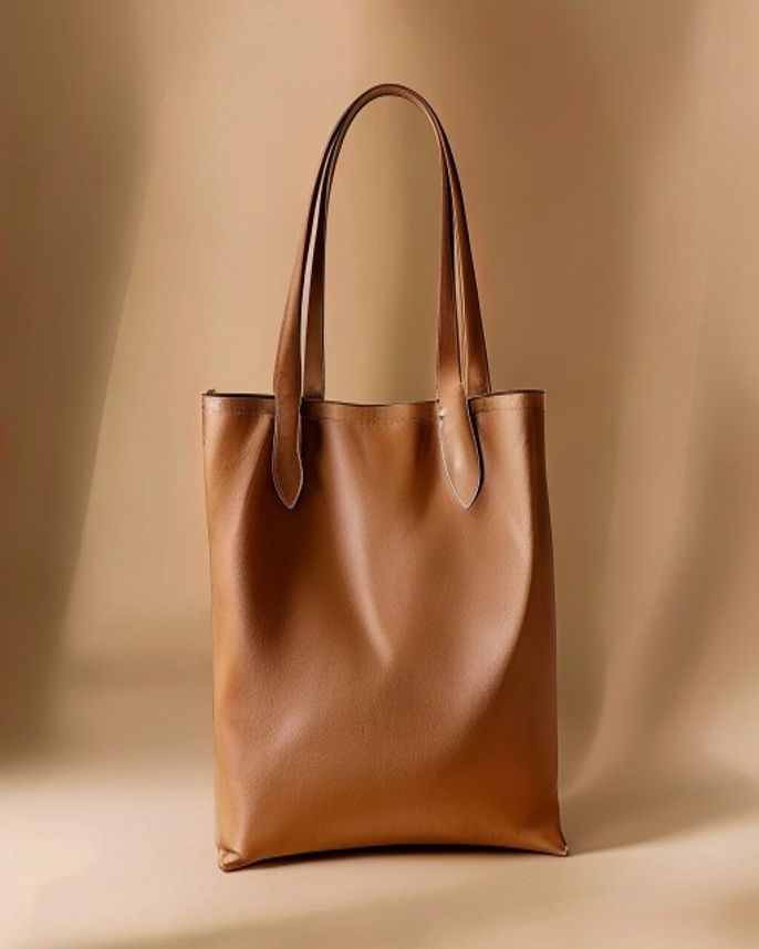 Ostra Tote in tobacco leather
